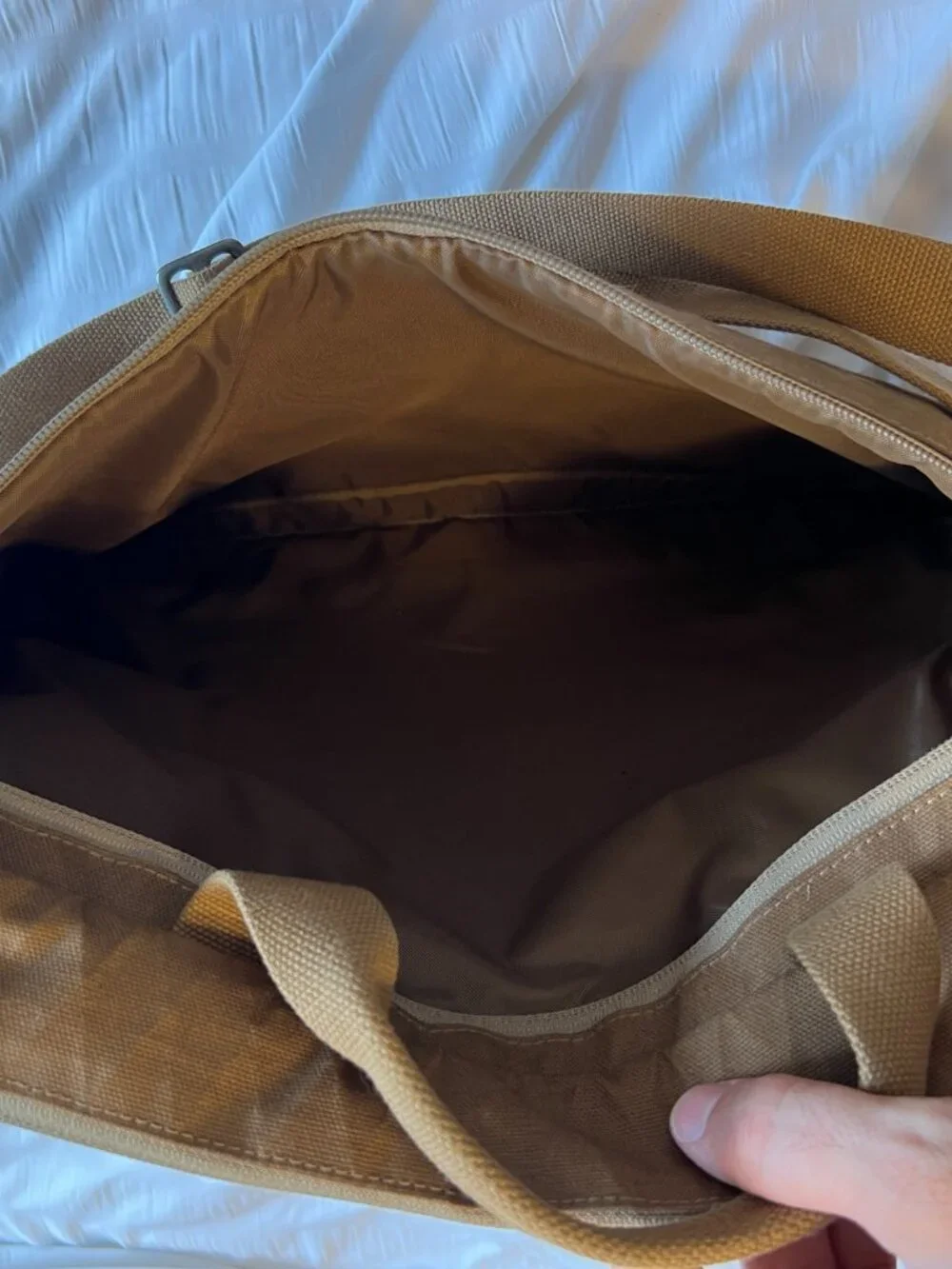 Patagonia Stand up pack 18L backpack messenger tan brown